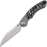 Kansept Knives Cosmos Framelock Wht/Blk CF