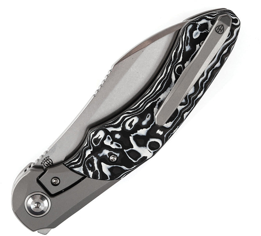 Kansept Knives Cosmos Framelock Wht/Blk CF