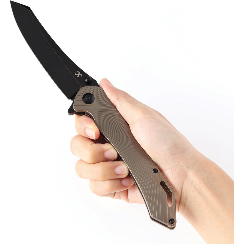 Kansept Knives Colibri Tech Framelock Bronze