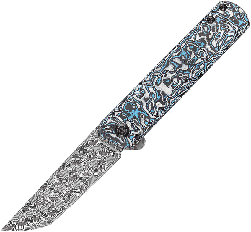 Kansept Knives Foosa Slip Joint Blue/White