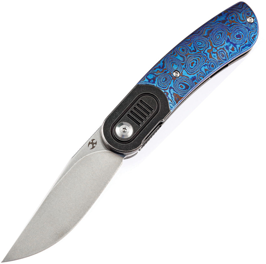 Kansept Knives Reverie Framelock Timascus