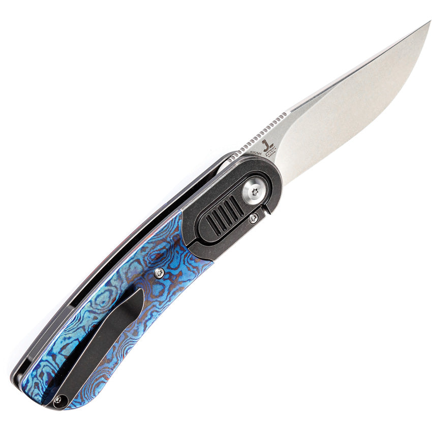 Kansept Knives Reverie Framelock Timascus