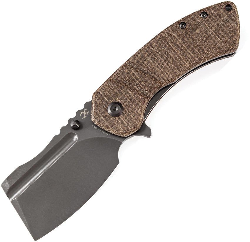 Kansept Knives M+ Korvid Linerlock Burlap Mic