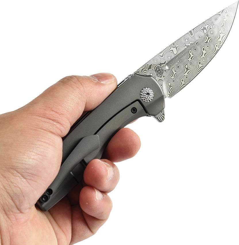 Kansept Knives Cassowary Framelock Dam Gry