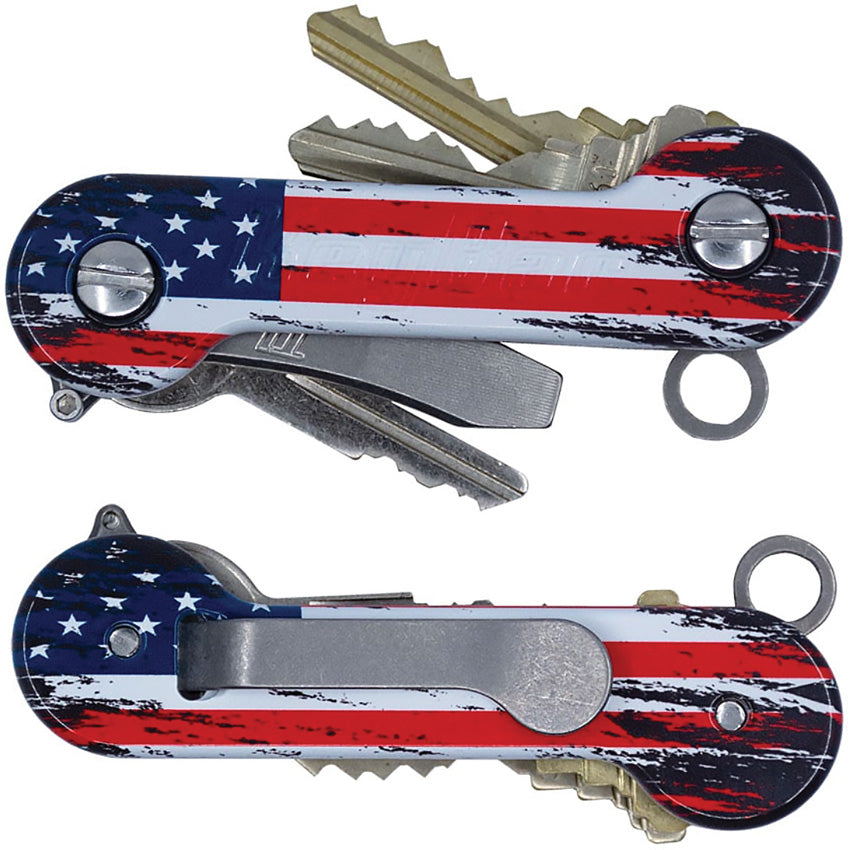 KeyBar KeyBar Aluminum American Flag