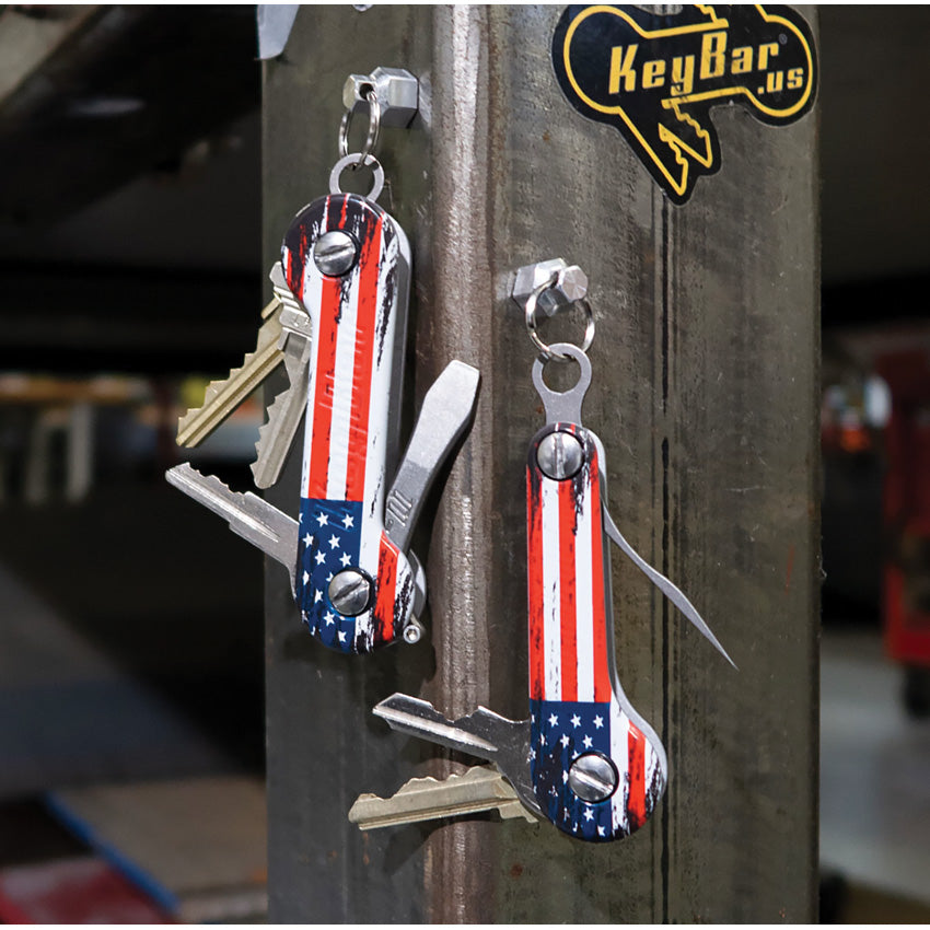 KeyBar KeyBar Aluminum American Flag