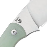 Kizer Cutlery Baby Fixed Blade Jade G10