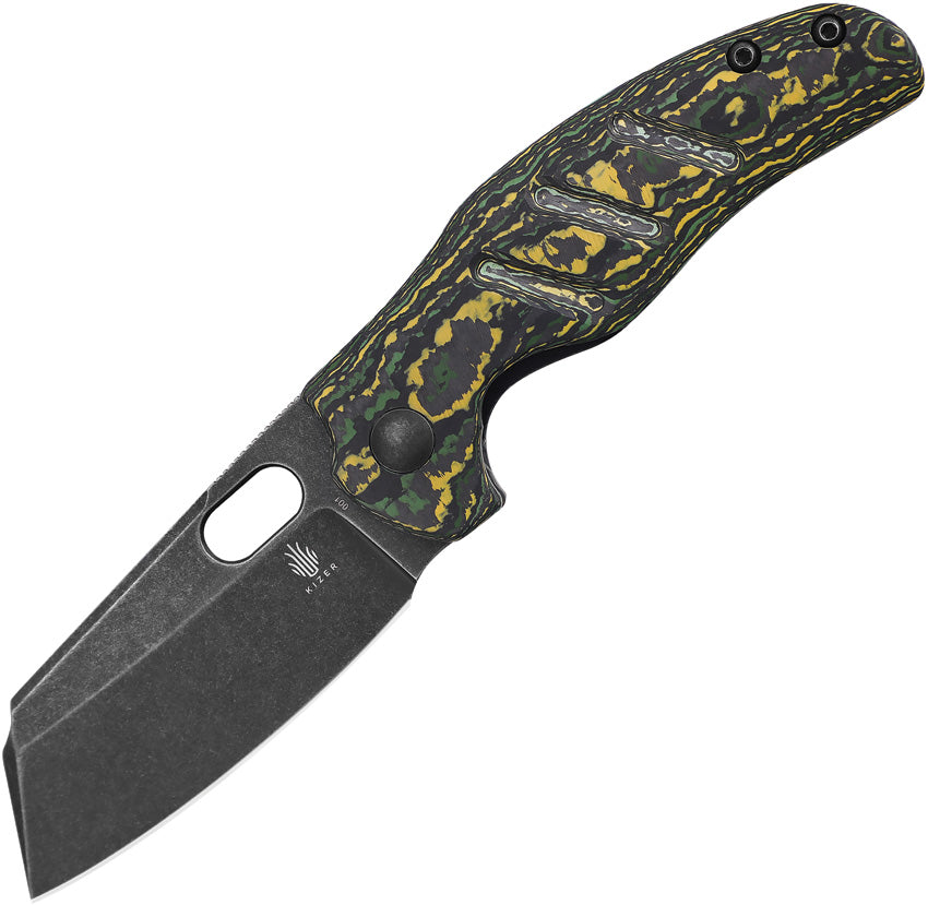 Kizer Cutlery C01C Mini Framelock Toxic