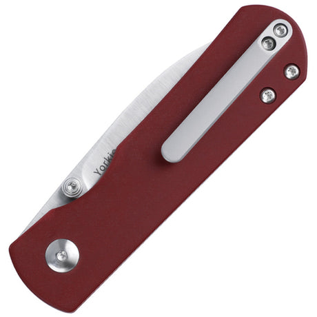 Kizer Cutlery Yorkie Linerlock Red Micarta