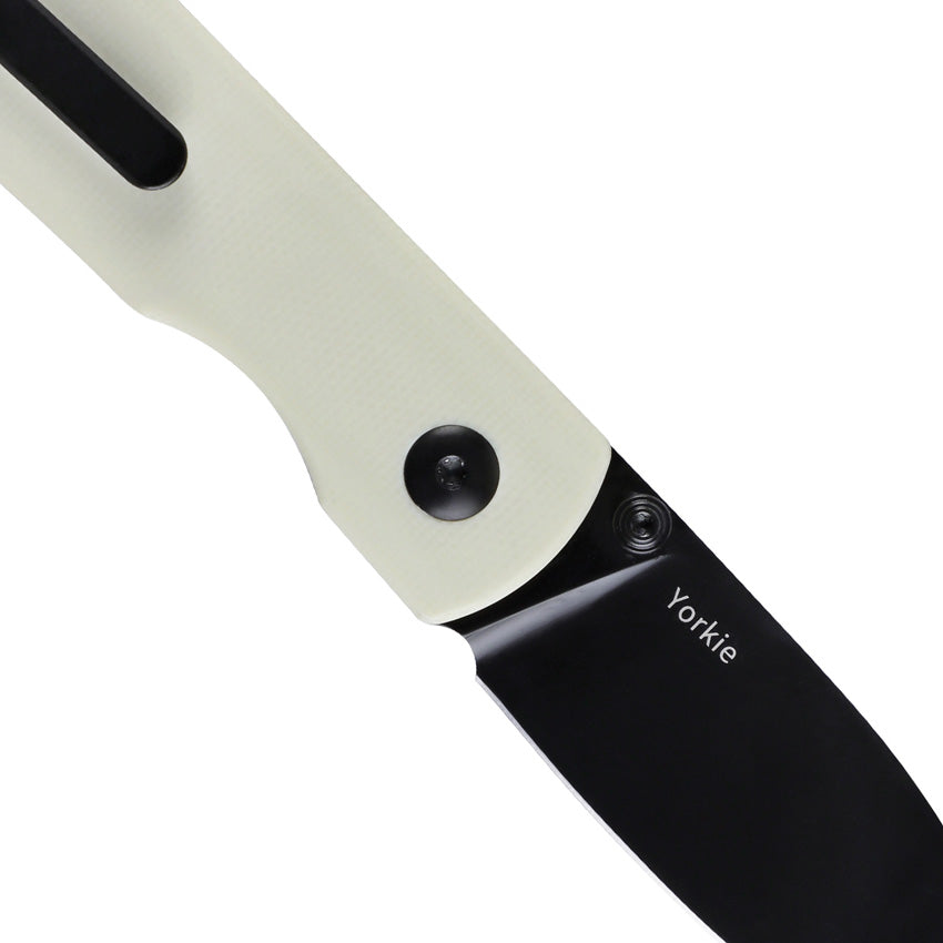 Kizer Cutlery Yorkie Linerlock White G10