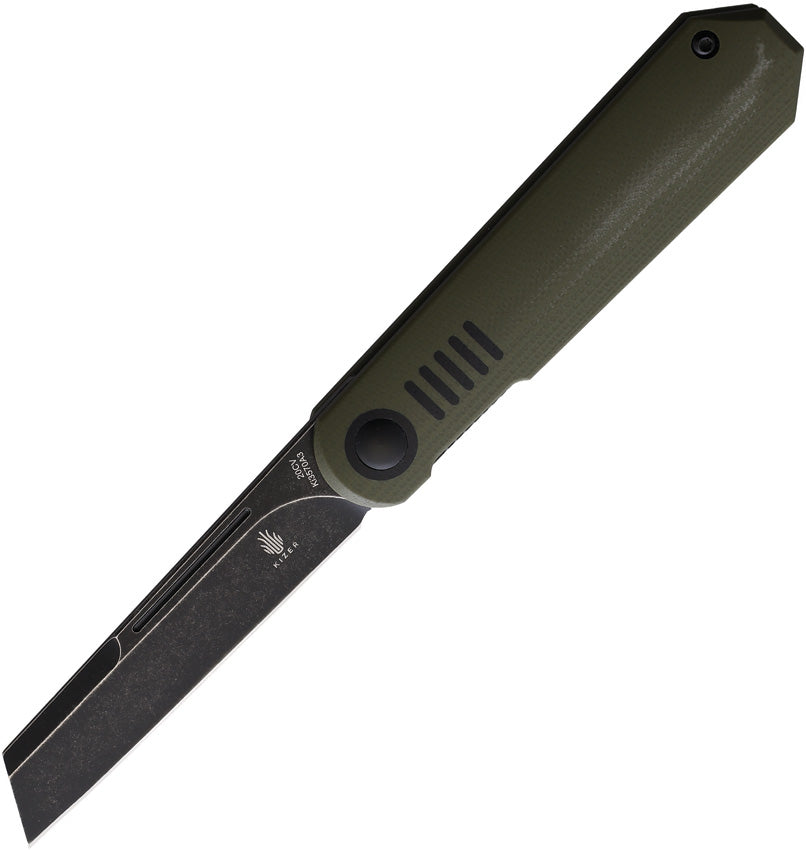 Kizer Cutlery De L' Orme Linerlock Green