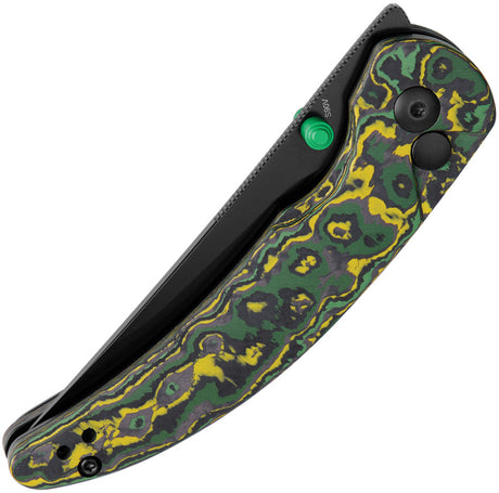 Kizer Cutlery Chili Pepper Button Lock Toxic