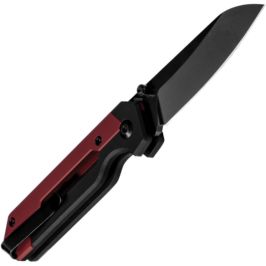 Kizer Cutlery Hyper Button Lock Blk/Red