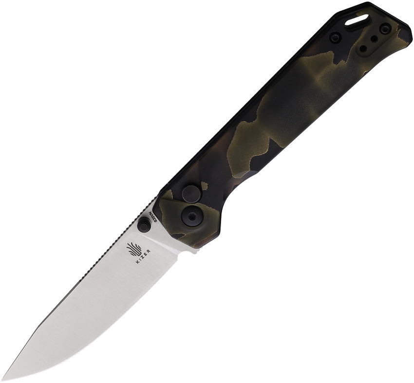 Kizer Cutlery Begleiter 2 Button Lock Raffir