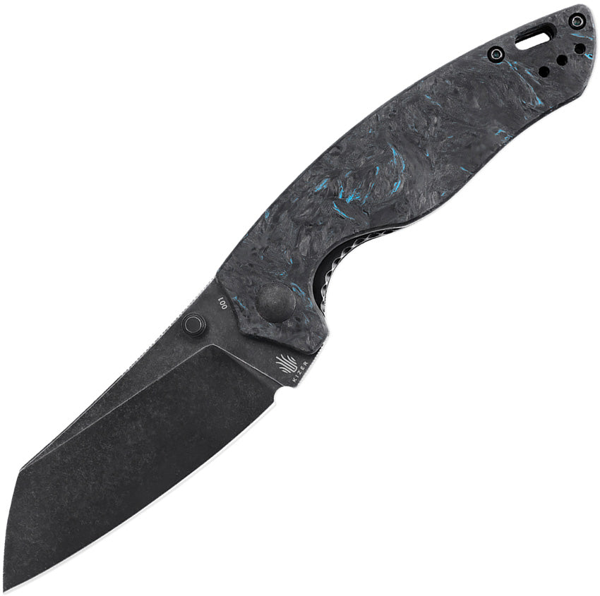 Kizer Cutlery Towser K Linerlock Blue CF