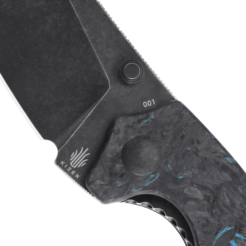 Kizer Cutlery Towser K Linerlock Blue CF