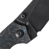 Kizer Cutlery Towser K Linerlock Blue CF