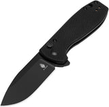 Kizer Cutlery Amicus Button Lock Black G10