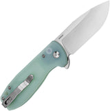 Kizer Cutlery Amicus Button Lock Jade