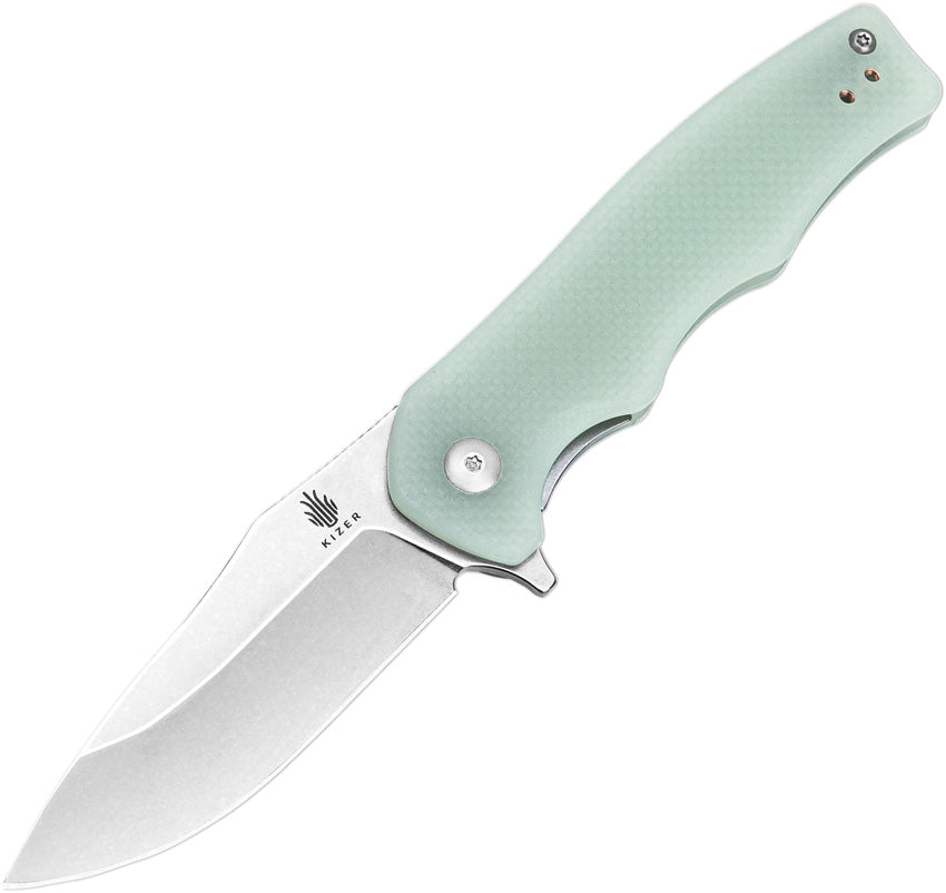 Kizer Cutlery Yacht Linerlock Jade G10