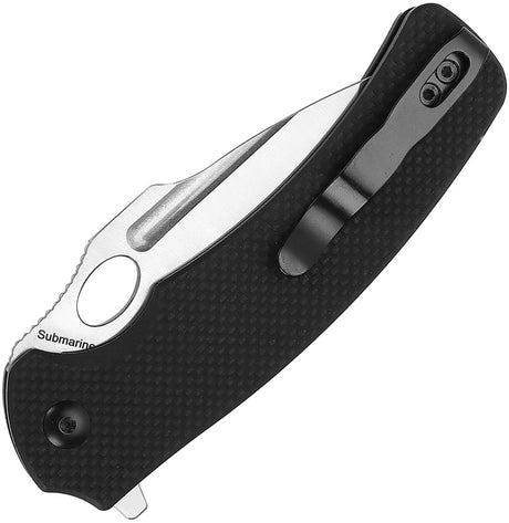 Kizer Cutlery Submarine Linerlock Black G10