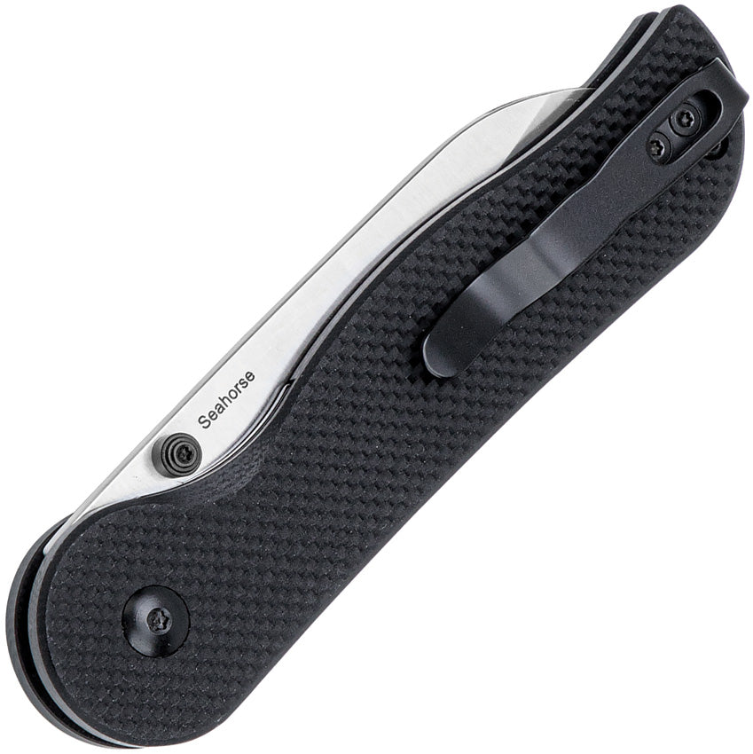 Kizer Cutlery Seahorse Linerlock Black G10