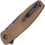 Kizer Cutlery The Swedge Linerlock Brown