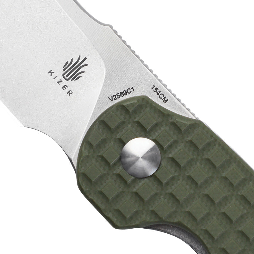 Kizer Cutlery October Mini Linerlock Green