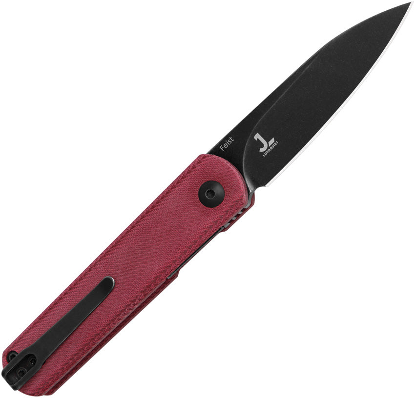 Kizer Cutlery Feist Linerlock Red Micarta