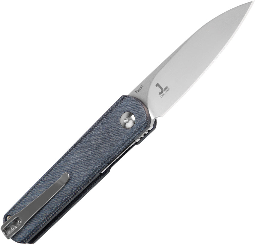 Kizer Cutlery Feist Linerlock Denim Micarta