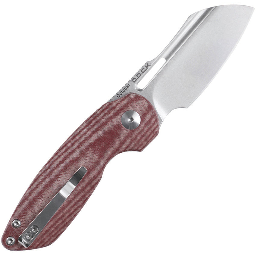 Kizer Cutlery October Linerlock Red Micarta