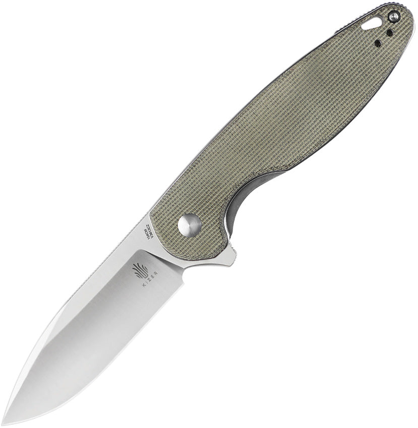 Kizer Cutlery Cozy Linerlock Green