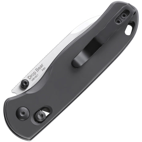 Kizer Cutlery Drop Bear Axis Lock Gray