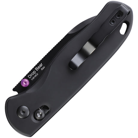 Kizer Cutlery Drop Bear Axis Lock Black