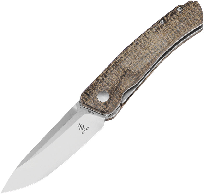 Kizer Cutlery Agressor Linerlock Burlap