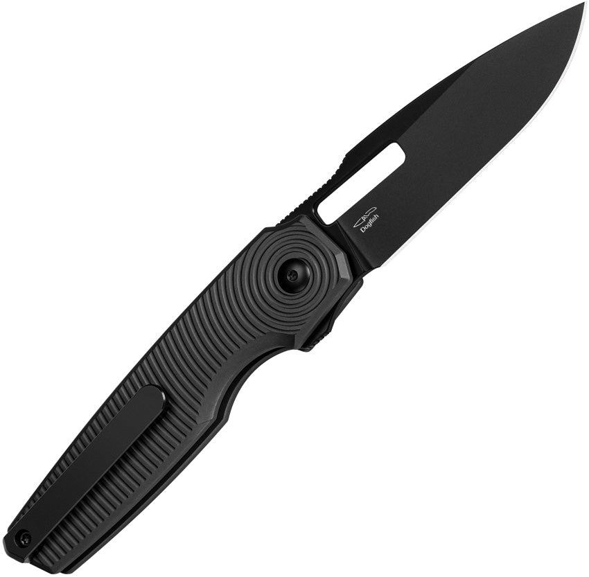 Kizer Cutlery Dogfish Button Lock Black