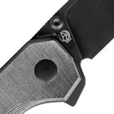 Kizer Cutlery Begleiter XL Button Lock Black