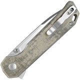 Kizer Cutlery Begleiter XL Button Lock Grn