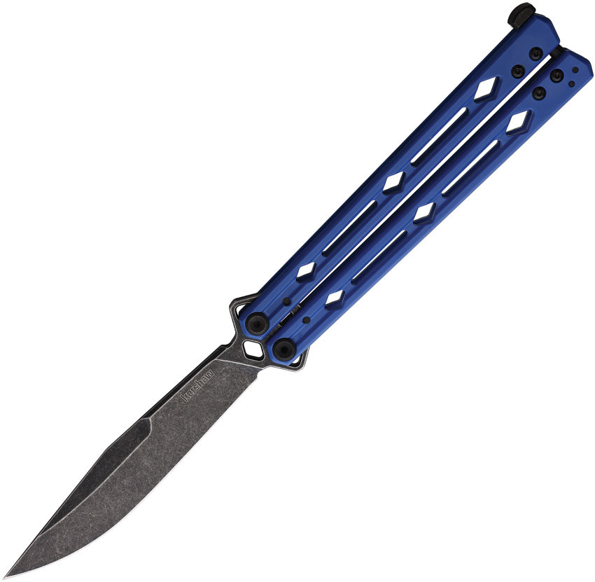 Kershaw Lucha Blue Blackwashed