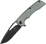 Kansept Knives Kryo Framelock Green Micarta