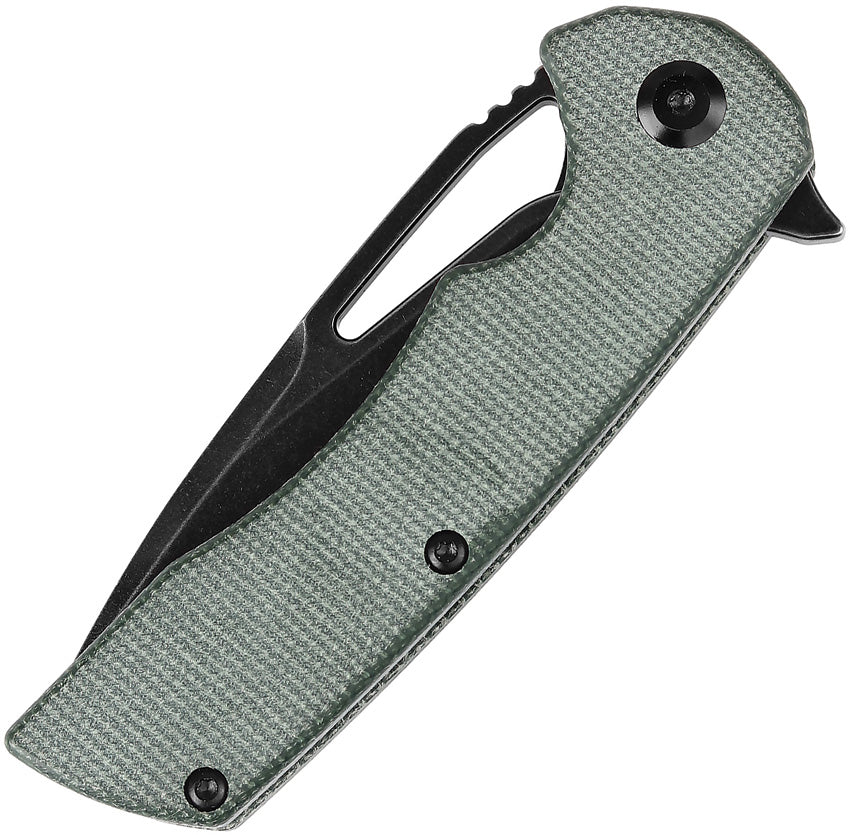 Kansept Knives Kryo Framelock Green Micarta