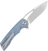 Kansept Knives Kryo Framelock Blue Micarta