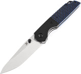 Kansept Knives Warrior Linerlock Blk/Blue