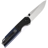 Kansept Knives Warrior Linerlock Blk/Blue