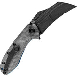 Kansept Knives KTC3 Linerlock Black Micarta