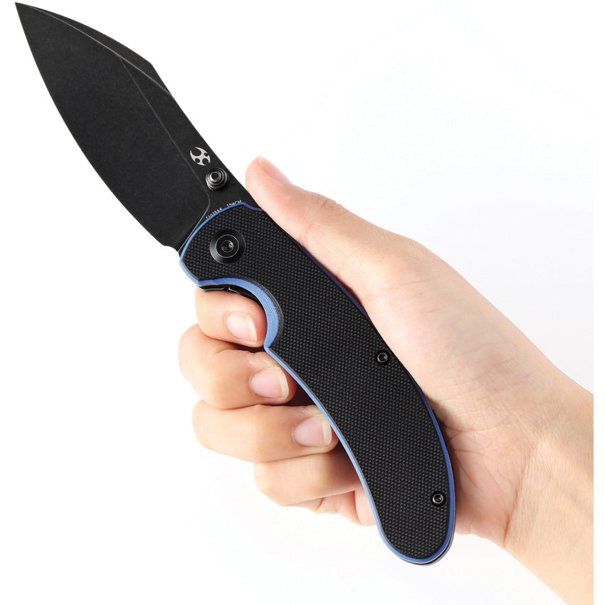 Kansept Knives Nesstreet Linerlock Blk/Blue