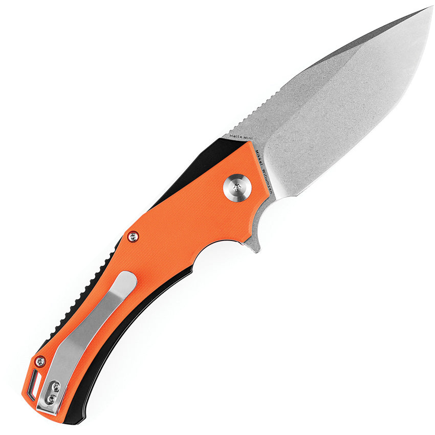 Kansept Knives Mini Hellx Linerlock Orange