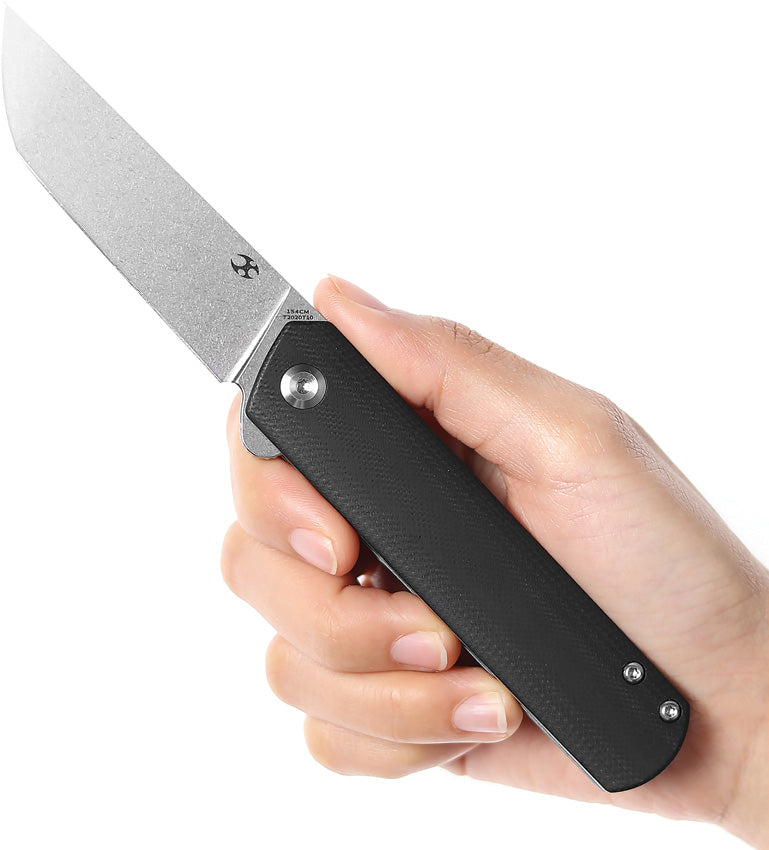 Kansept Knives Foosa Slip Joint Black G10