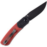 Kansept Knives Reverie Linerlock Blk/Red