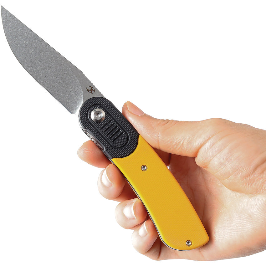 Kansept Knives Reverie Linerlock Yellow G10